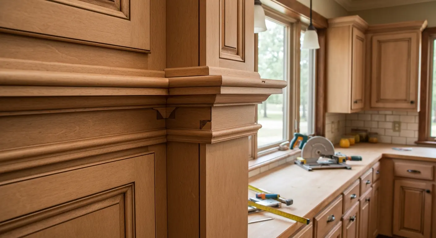 Kitchen trim carpentry