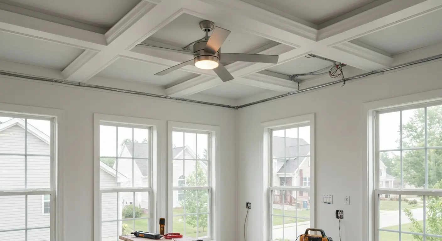 Sunroom electrical work