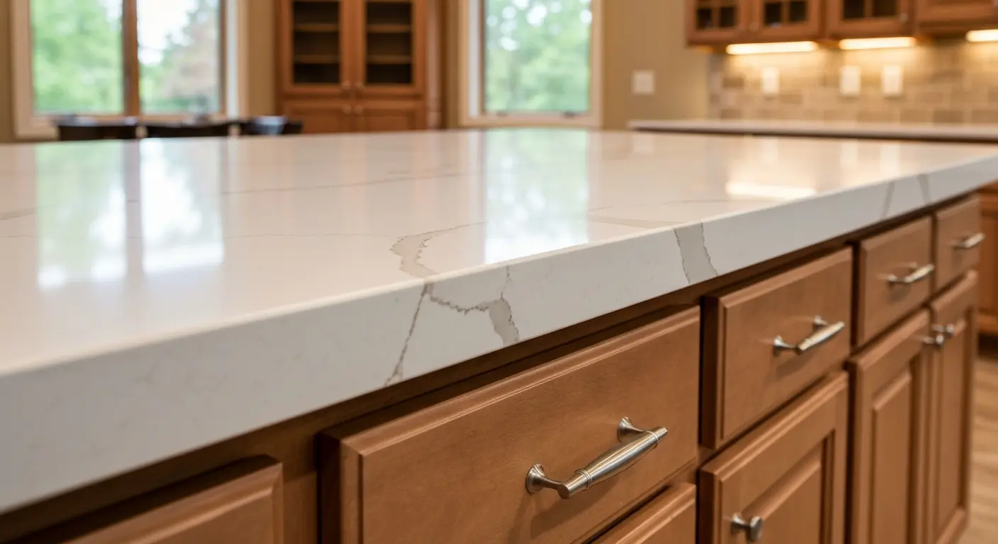 Kitchen countertop installation