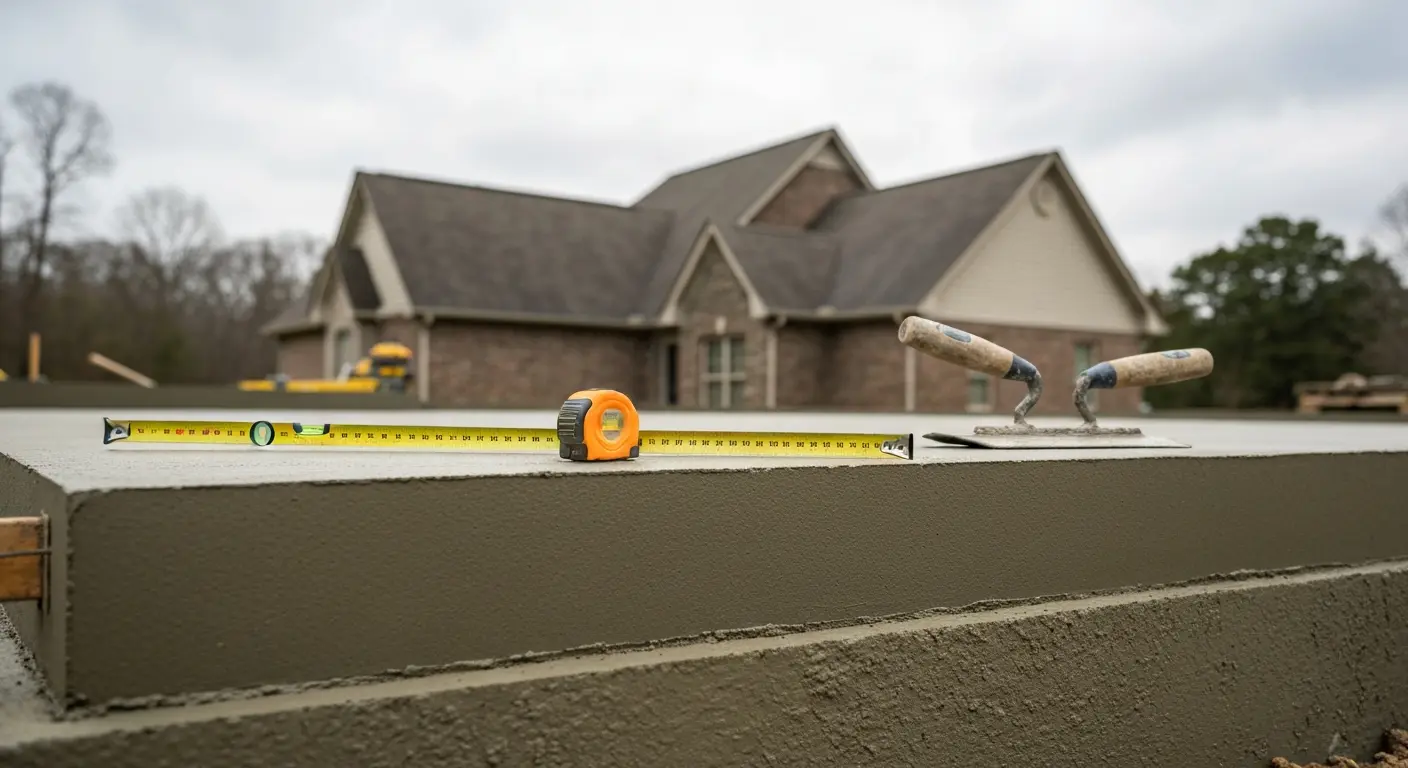 Concrete foundation work