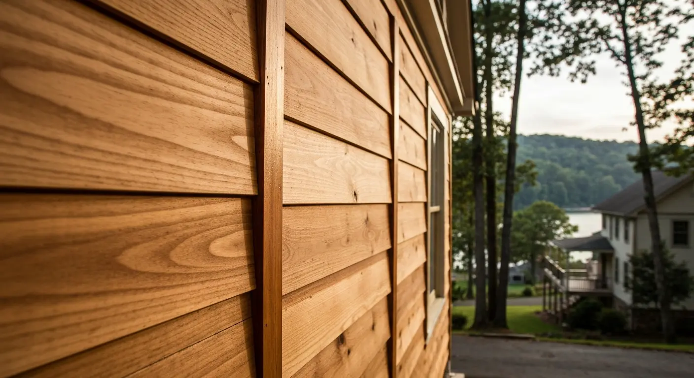 Cedar wood siding
