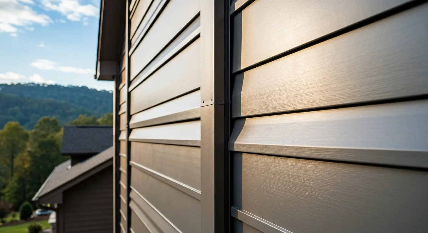 Modern metal and composite siding