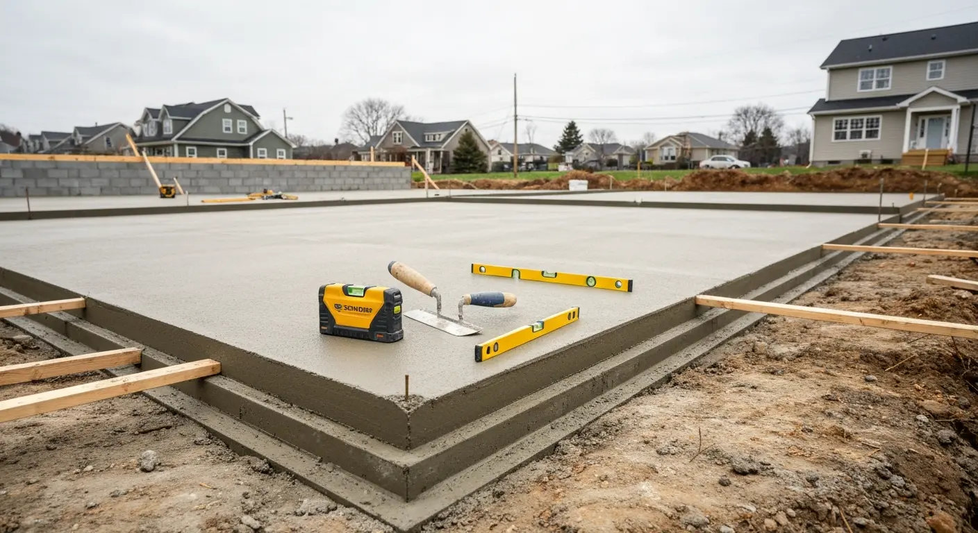 Foundation and concrete work