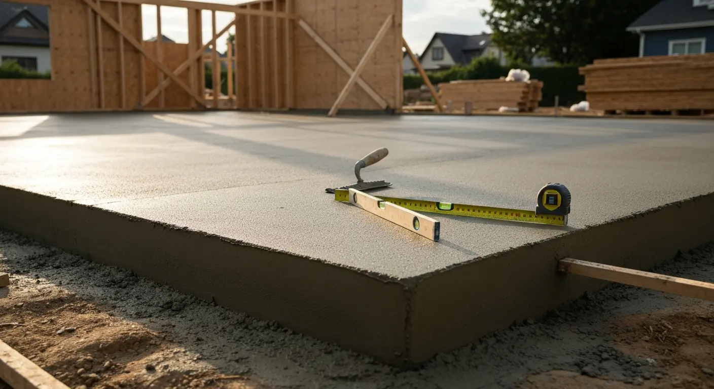 Foundation and concrete work