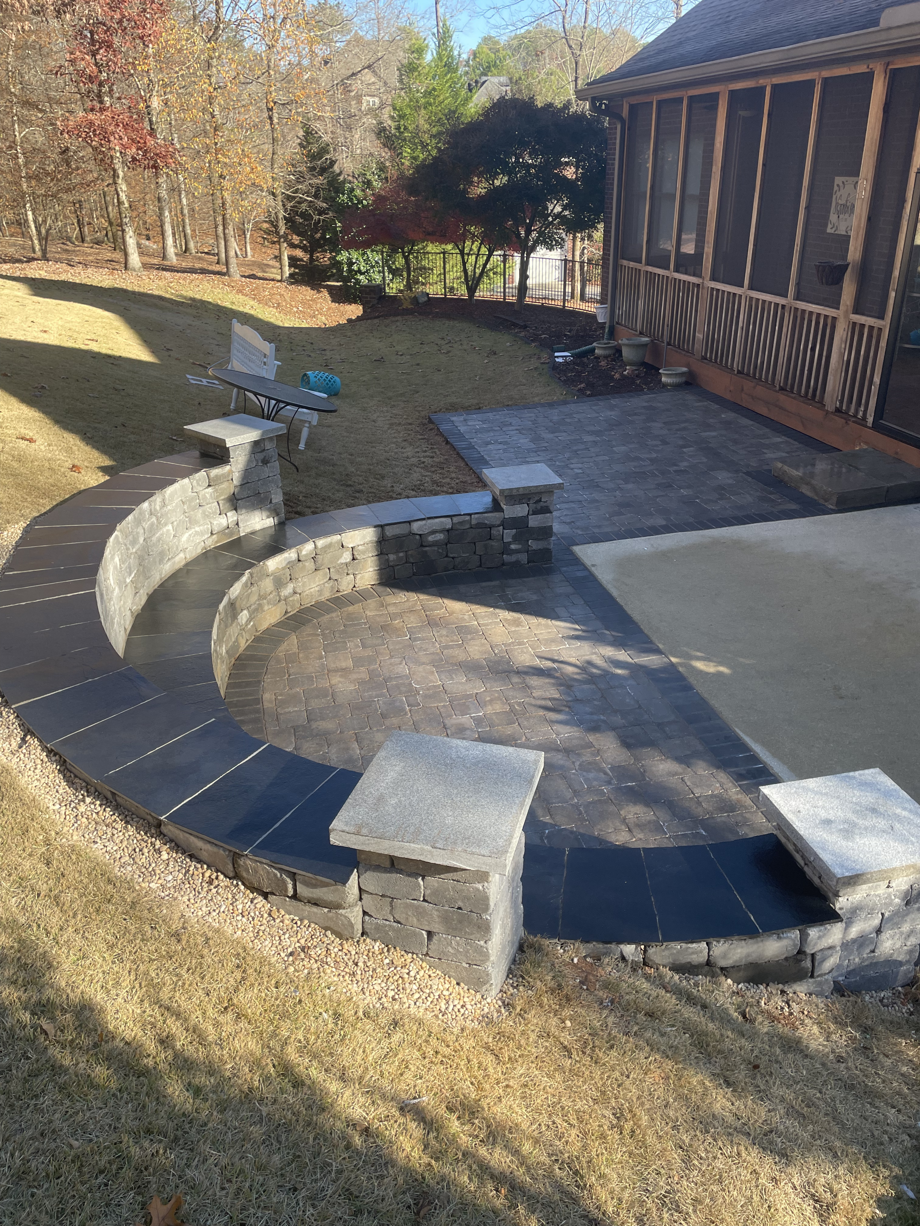 Fire Pit Installation in Pelham, AL