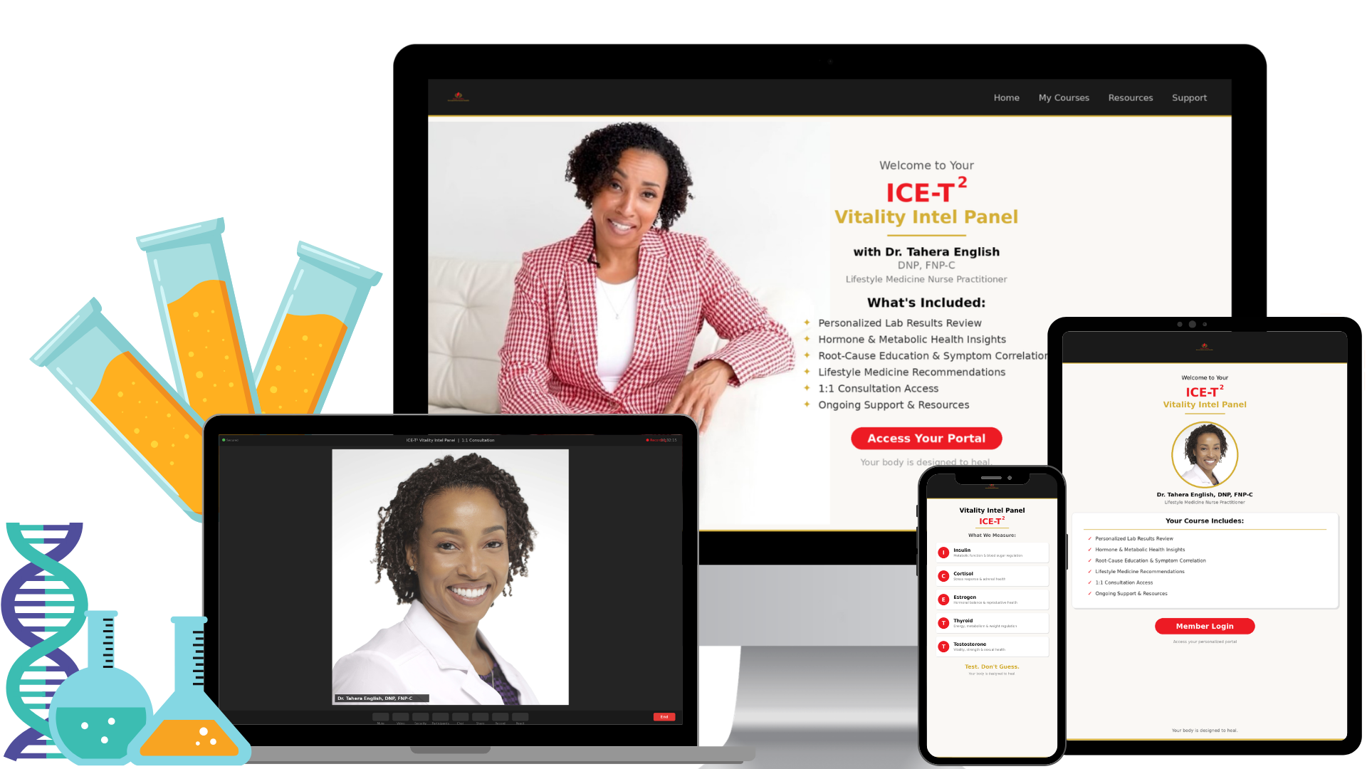ICE-T2 Vitality Intel Panel - Multi-Device View