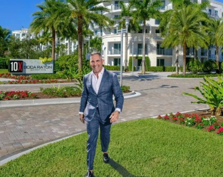 Grant Cardone at one of his multifamily properties