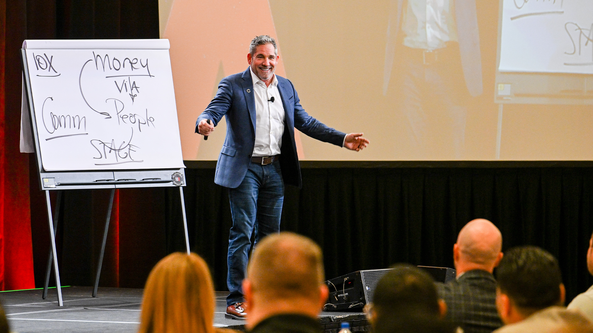 Live teaching at the 10X Business Summit