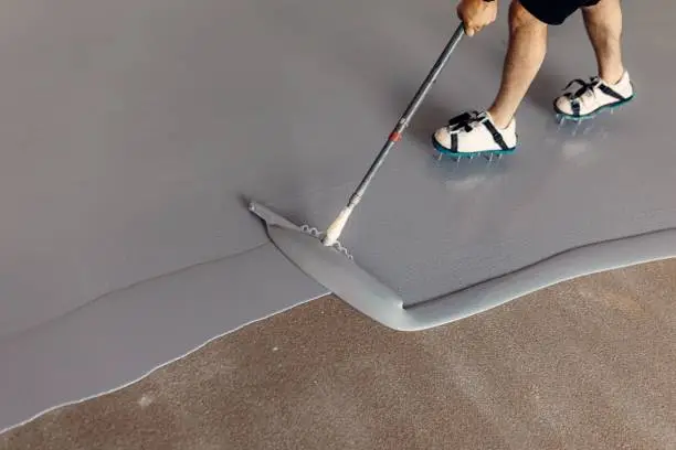 Epoxy floor coating project in Greater Boston by Seven Star Home Improvement (7)