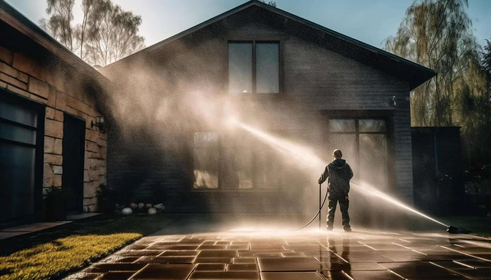 Power washing project in Greater Boston by Seven Star Home Improvement (1)