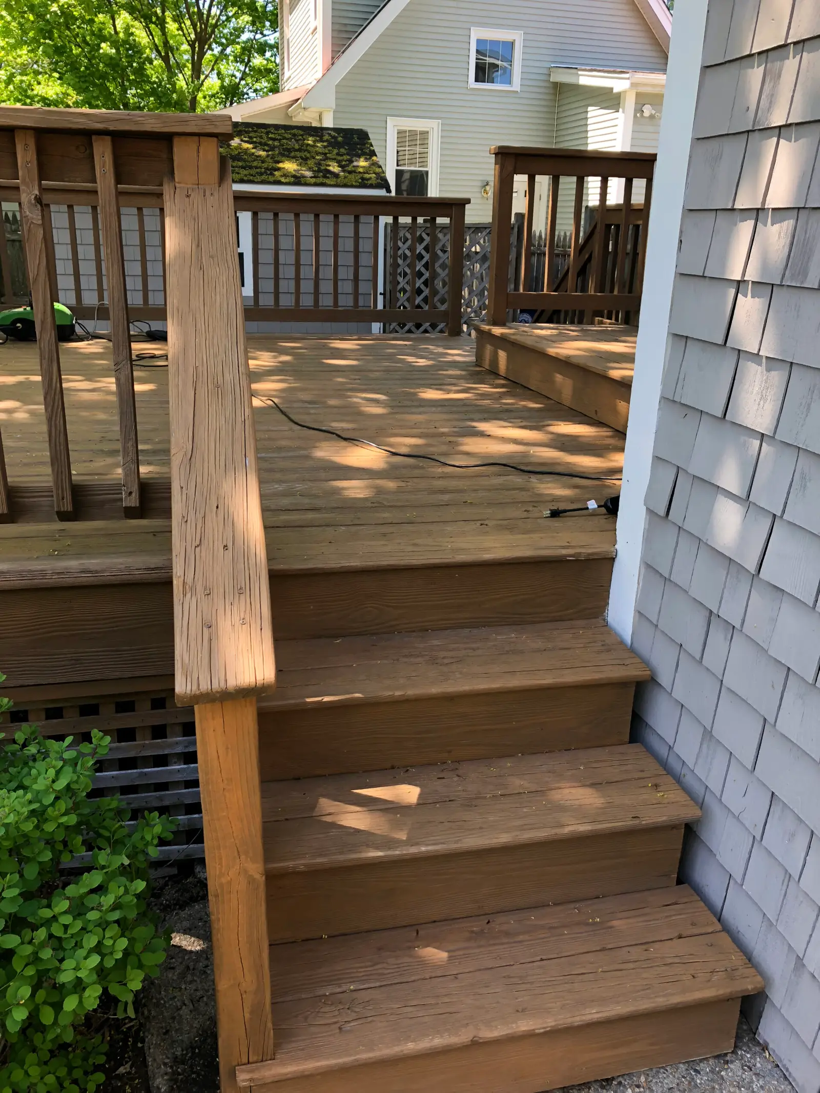 Deck staining project in Greater Boston by Seven Star Home Improvement (7)