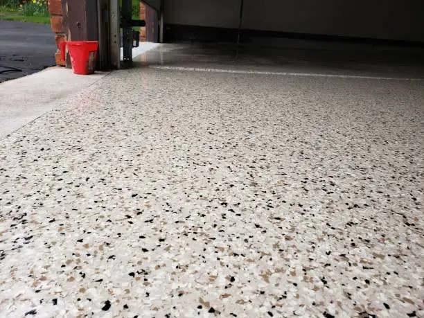 Epoxy floor coating project in Greater Boston by Seven Star Home Improvement (6)