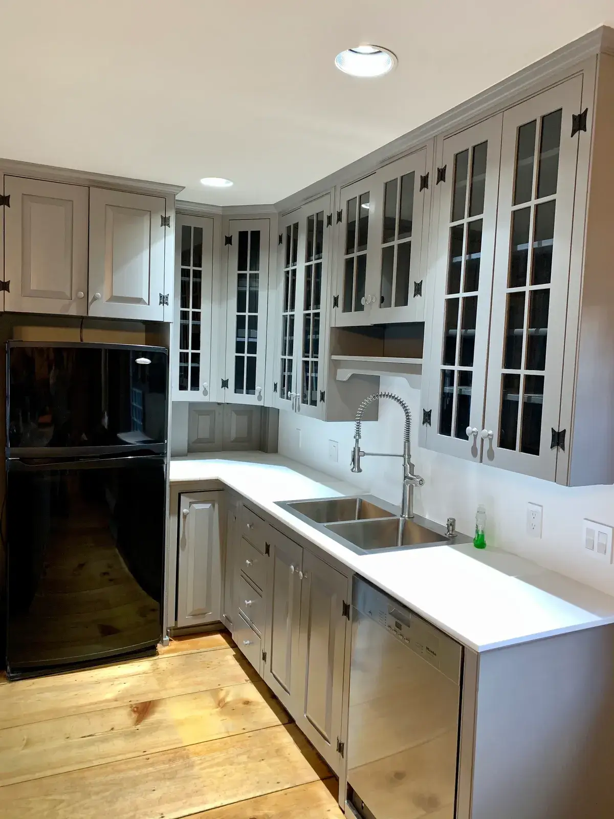 Kitchen cabinet painting project in Greater Boston by Seven Star Home Improvement (1)