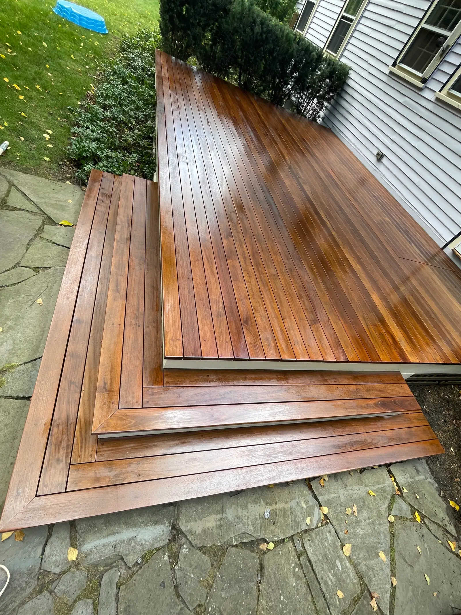 Deck staining project in Greater Boston by Seven Star Home Improvement (2)