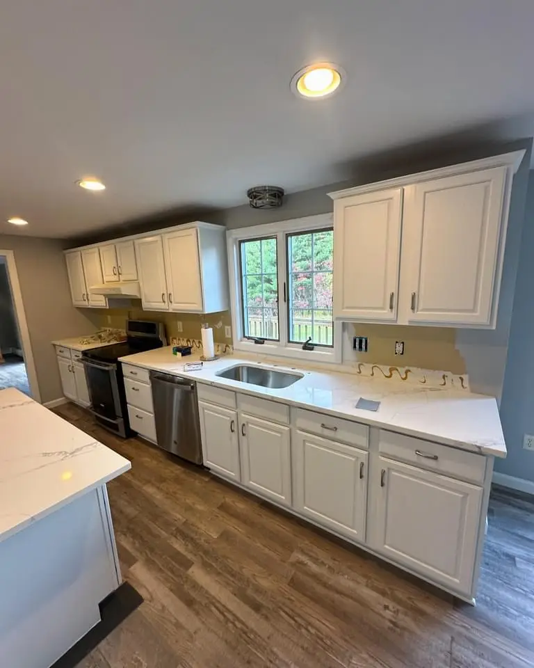 Kitchen cabinet painting project in Greater Boston by Seven Star Home Improvement (6)