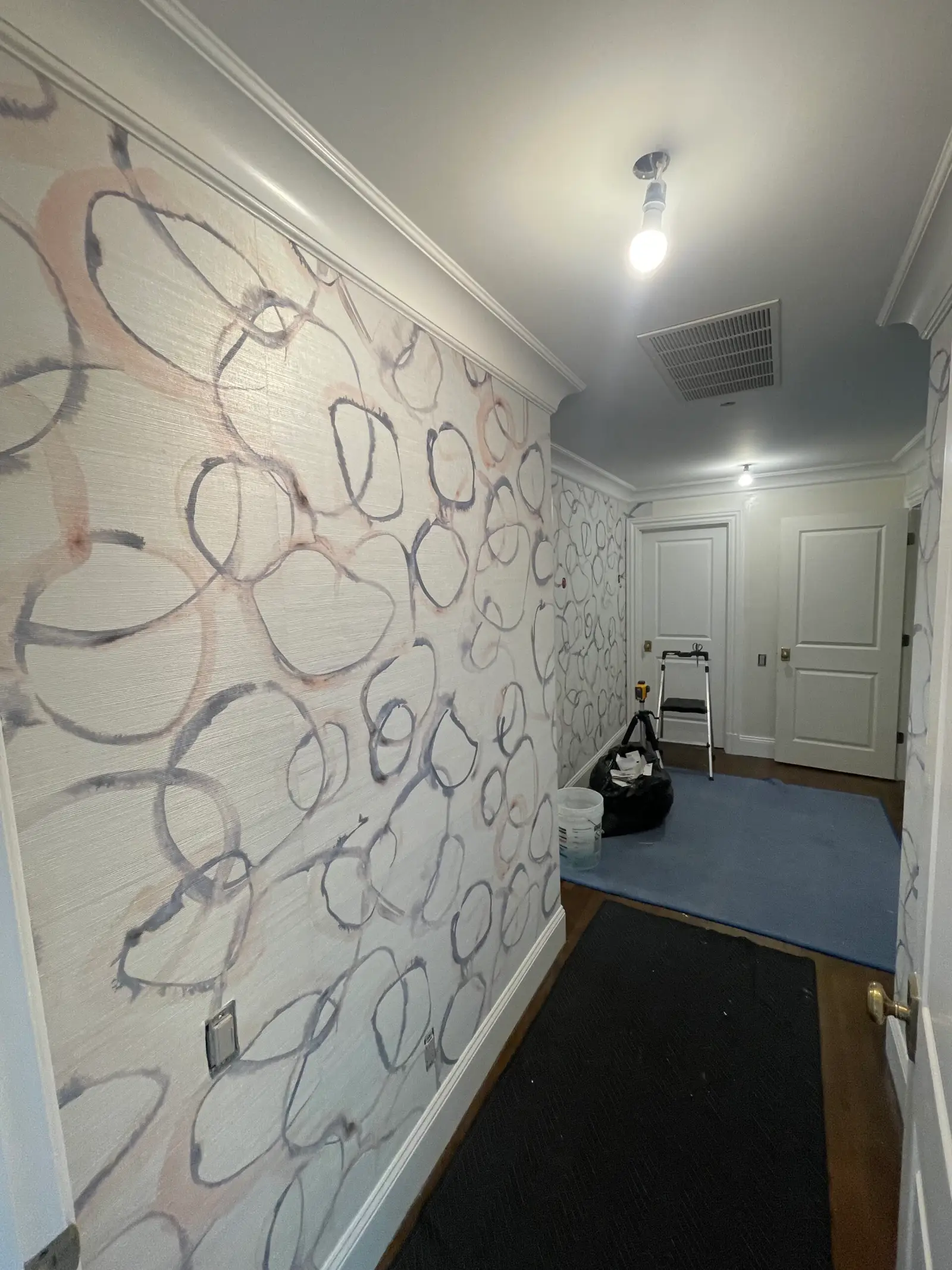 Wallpaper installation project in Greater Boston by Seven Star Home Improvement (5)