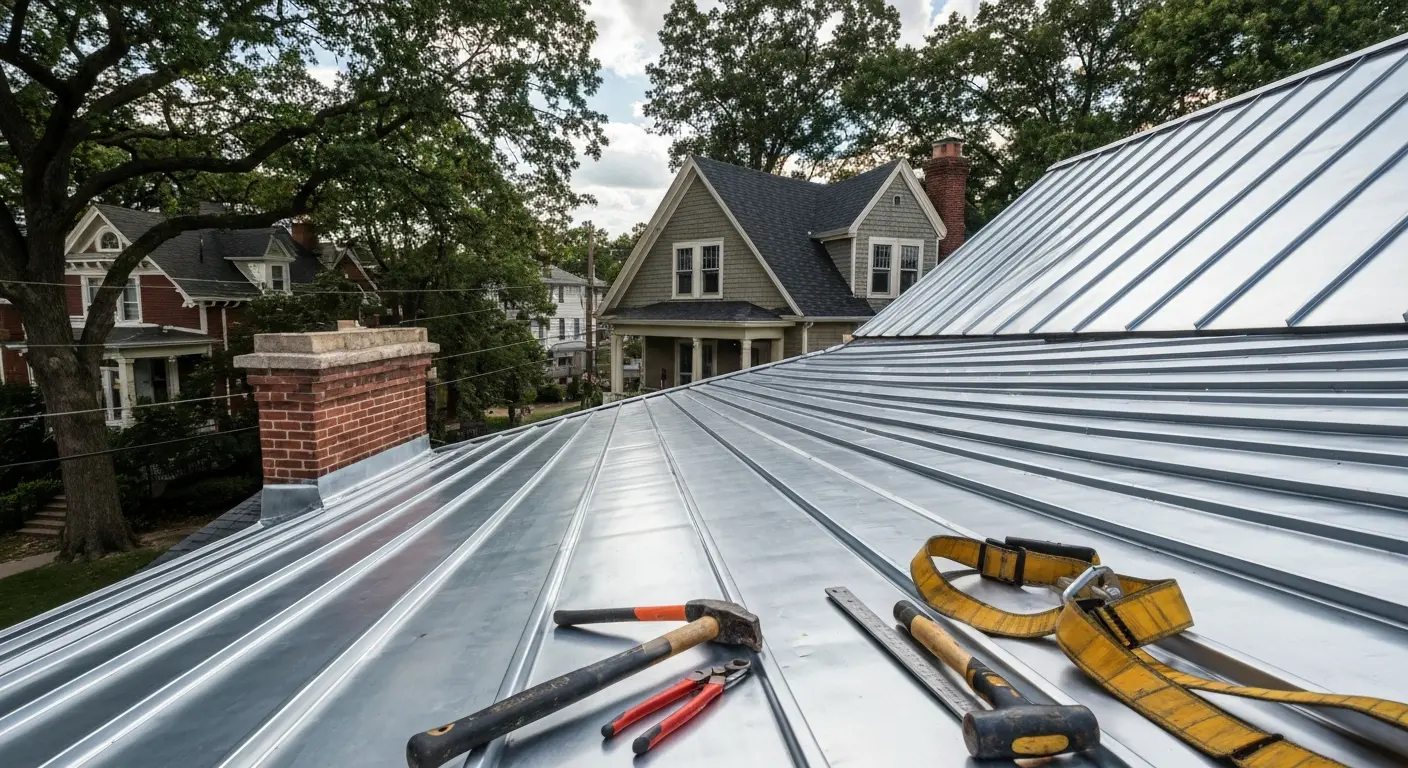 Metal roof replacement