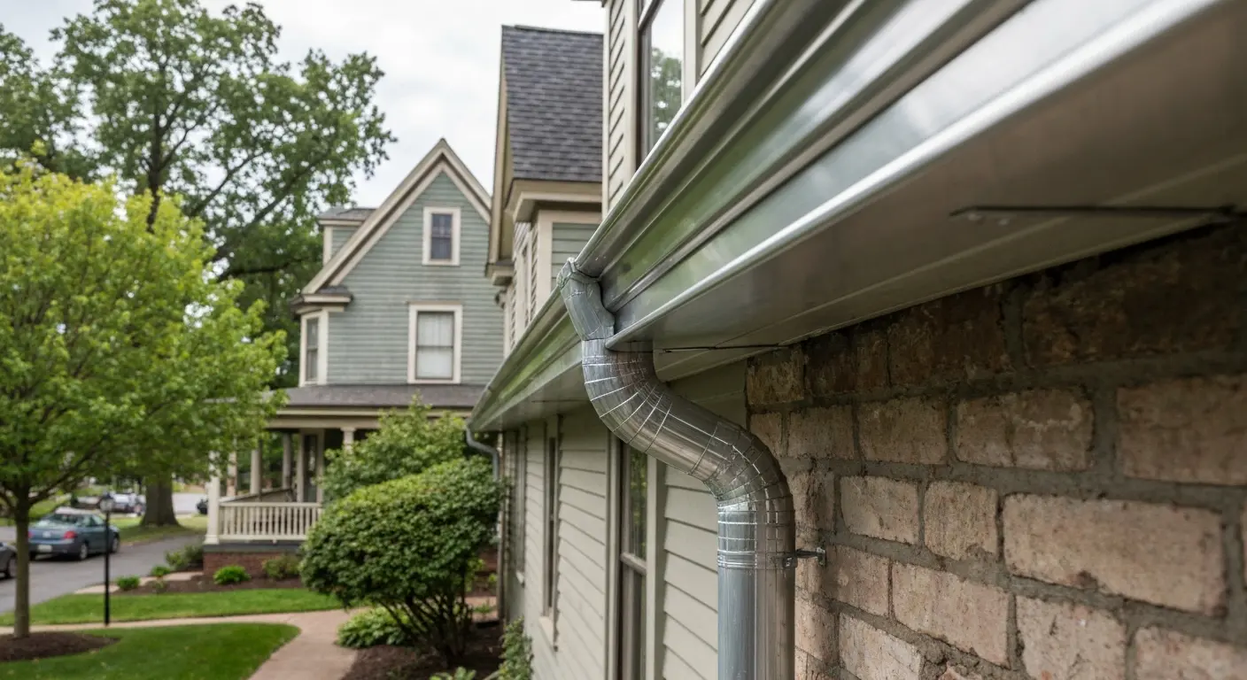 Metal trim and gutter work