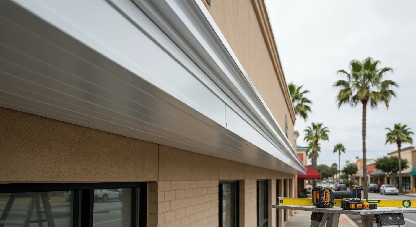 Fascia and soffit replacement work