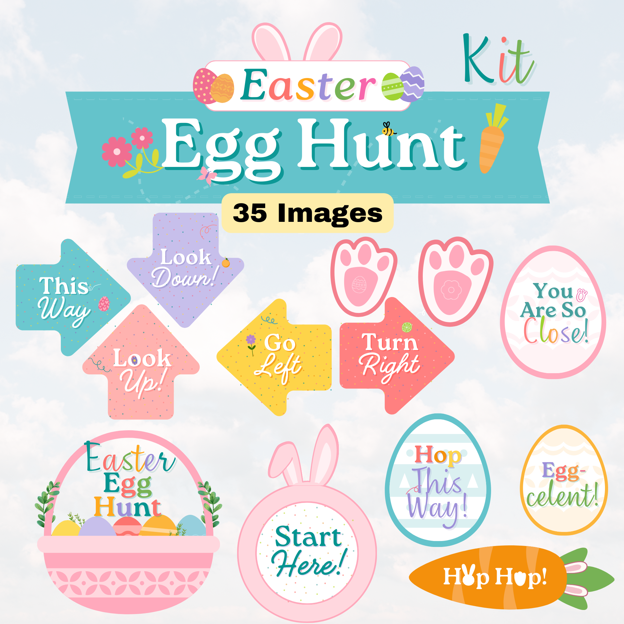 Easter Egg Hunt Signs, Printable Easter Egg Hunt Signs for Free Printable Easter Egg Hunt