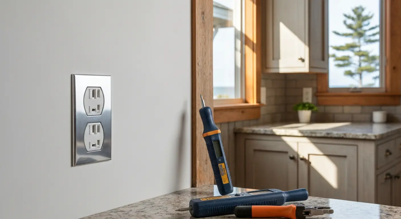 Standard outlet installation