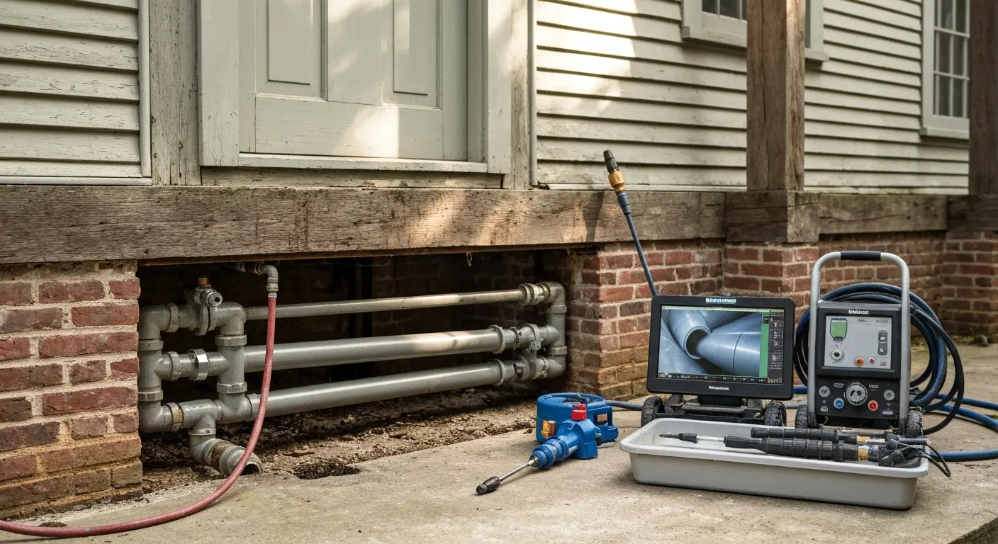 Drain cleaning service