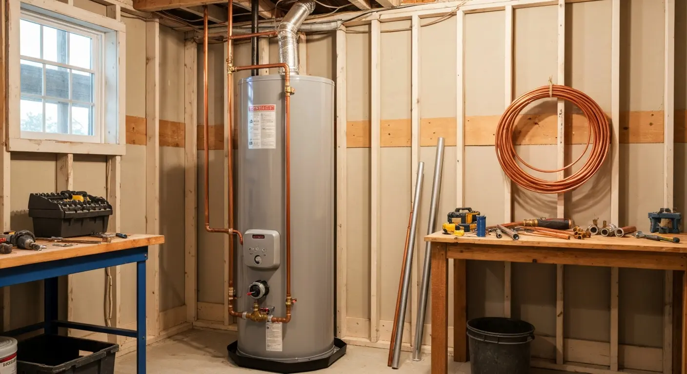 Water heater installation
