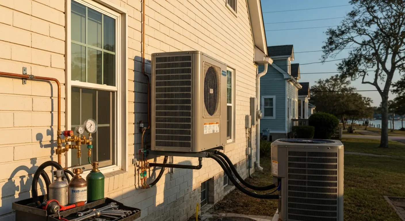 Heat pump emergency repair service
