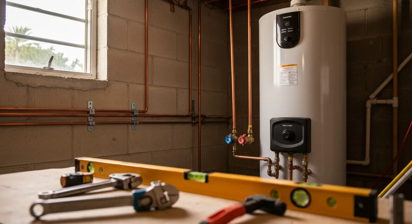 Water heater installation