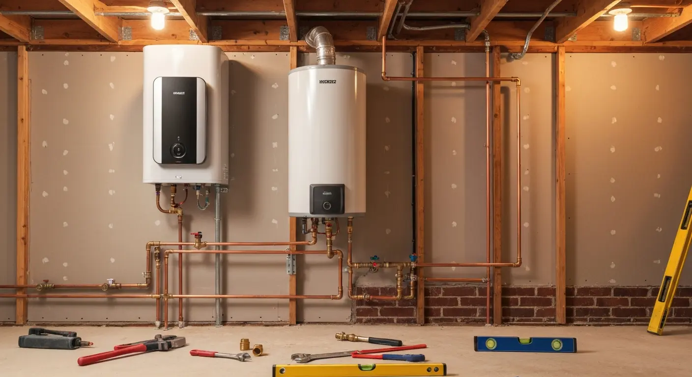 Water heater installation