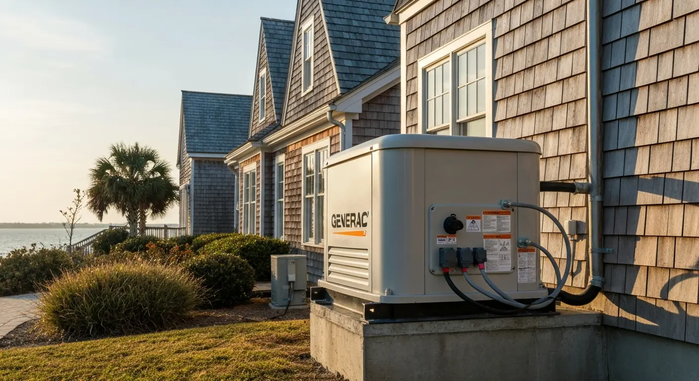 Generac standby generator installation