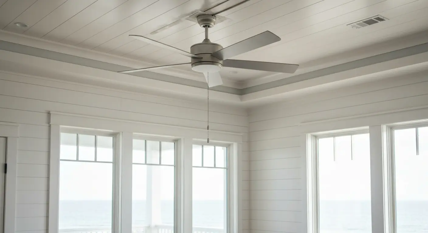 Ceiling fan installation