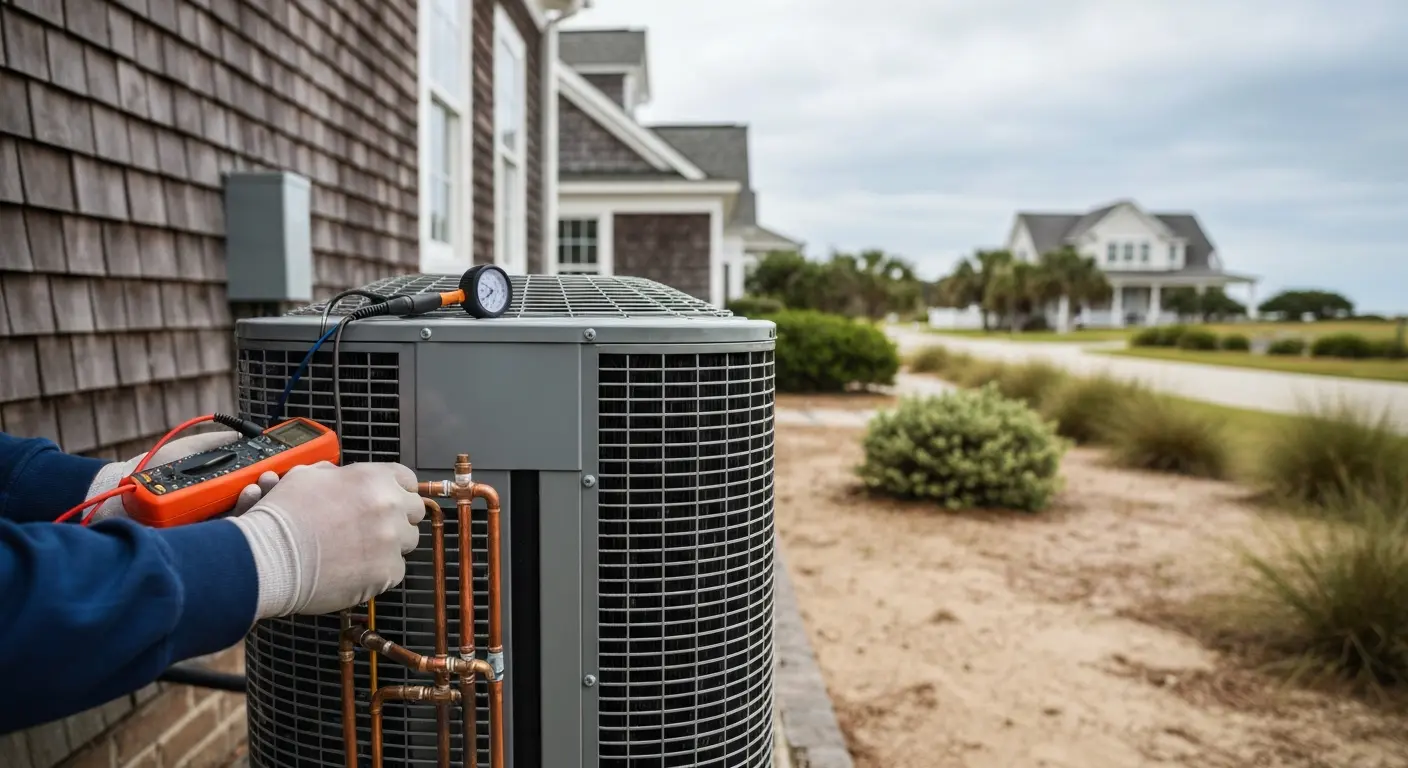 Heat pump inspection