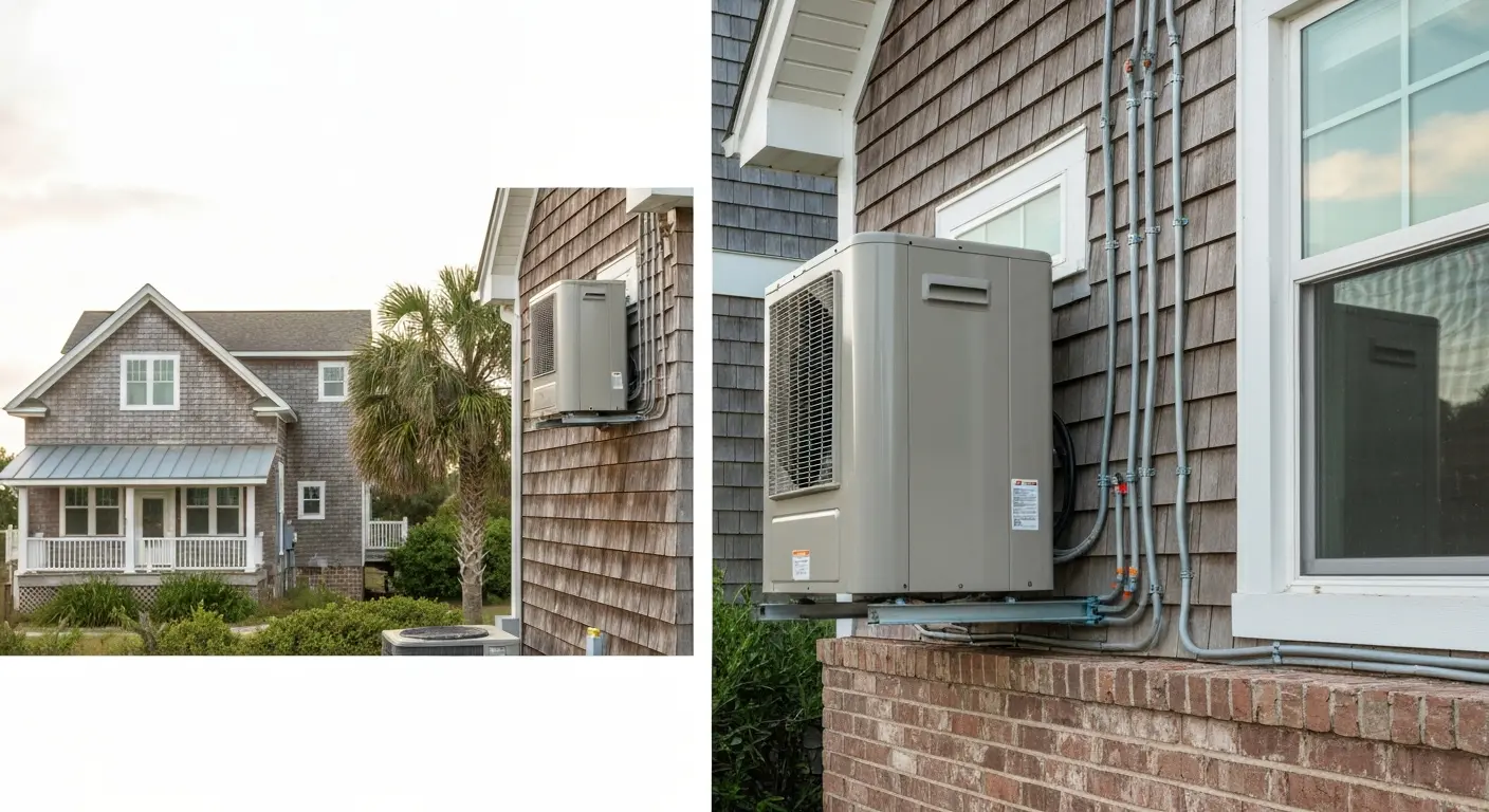 Mini-split AC system installation