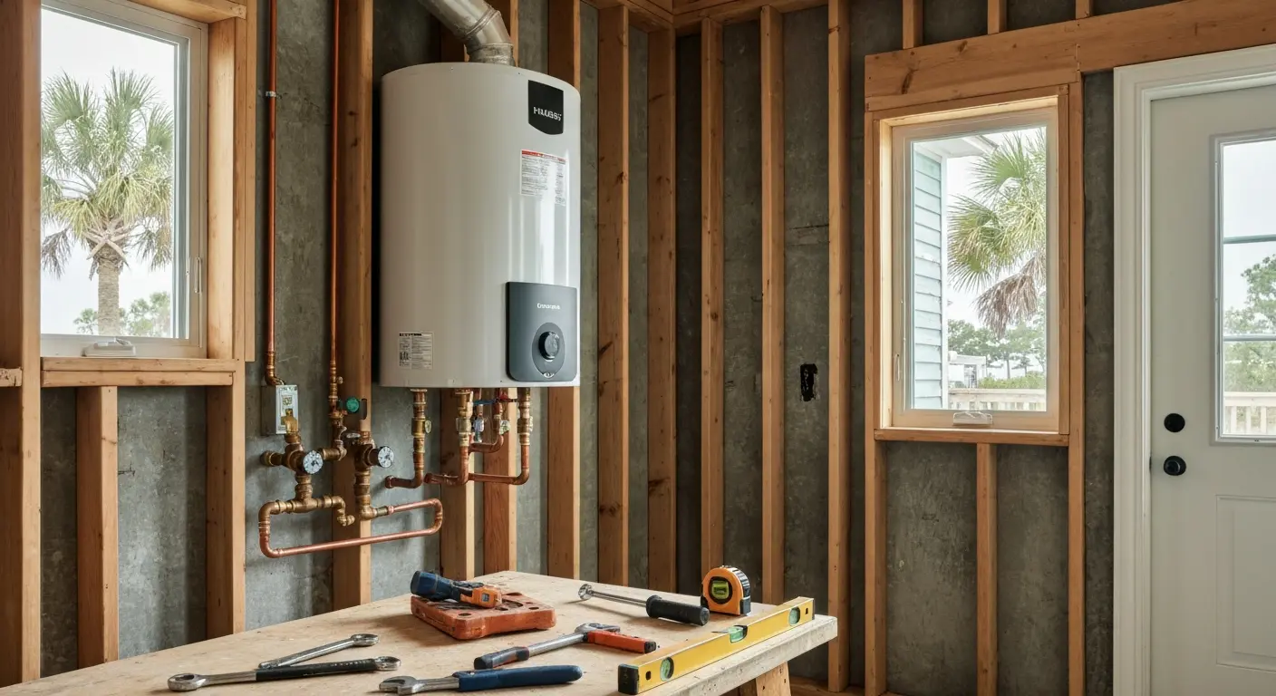 Water heater installation