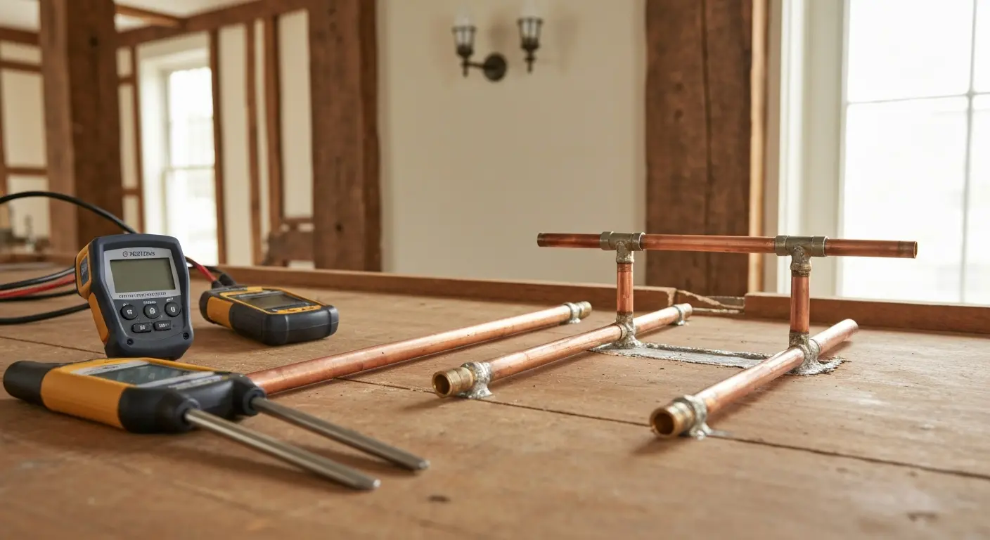 Leak repair work