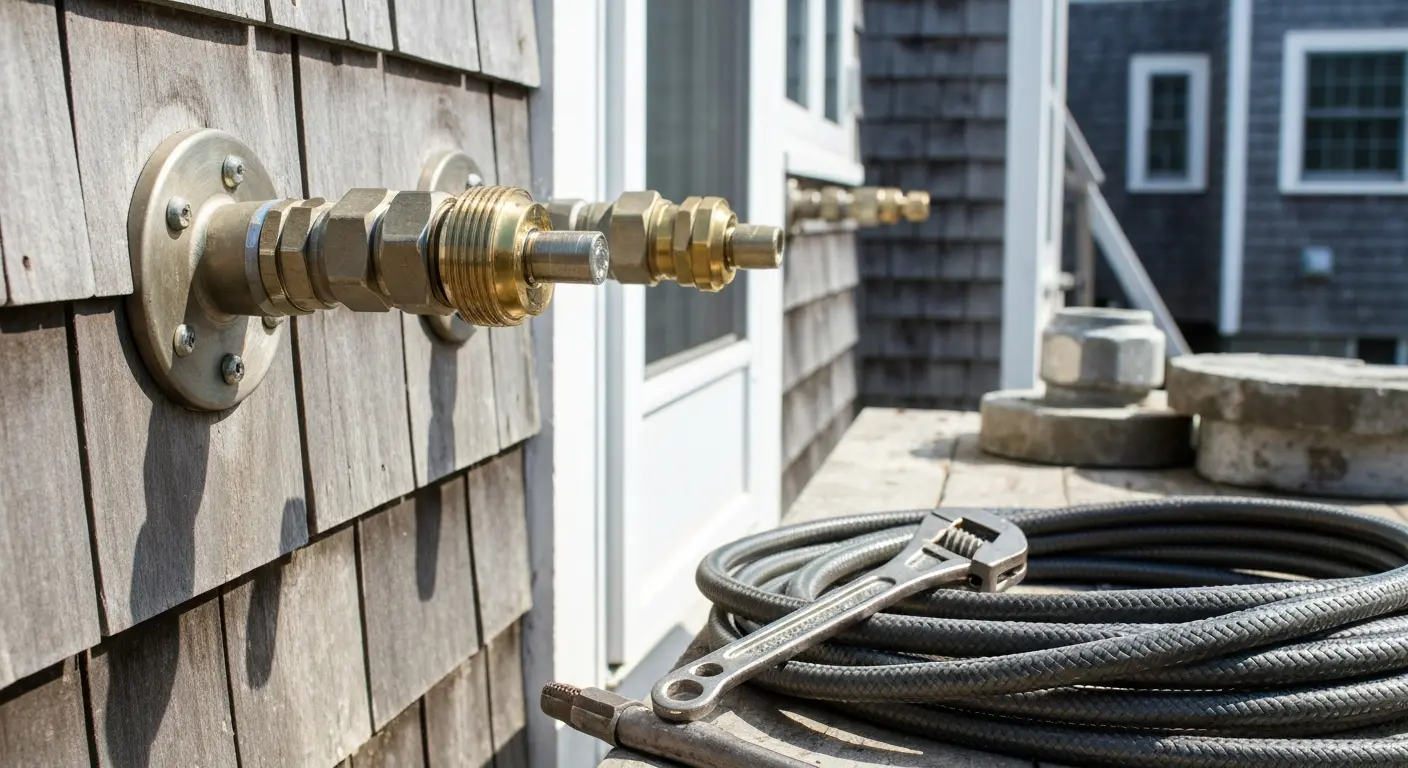 Outdoor fixture installation