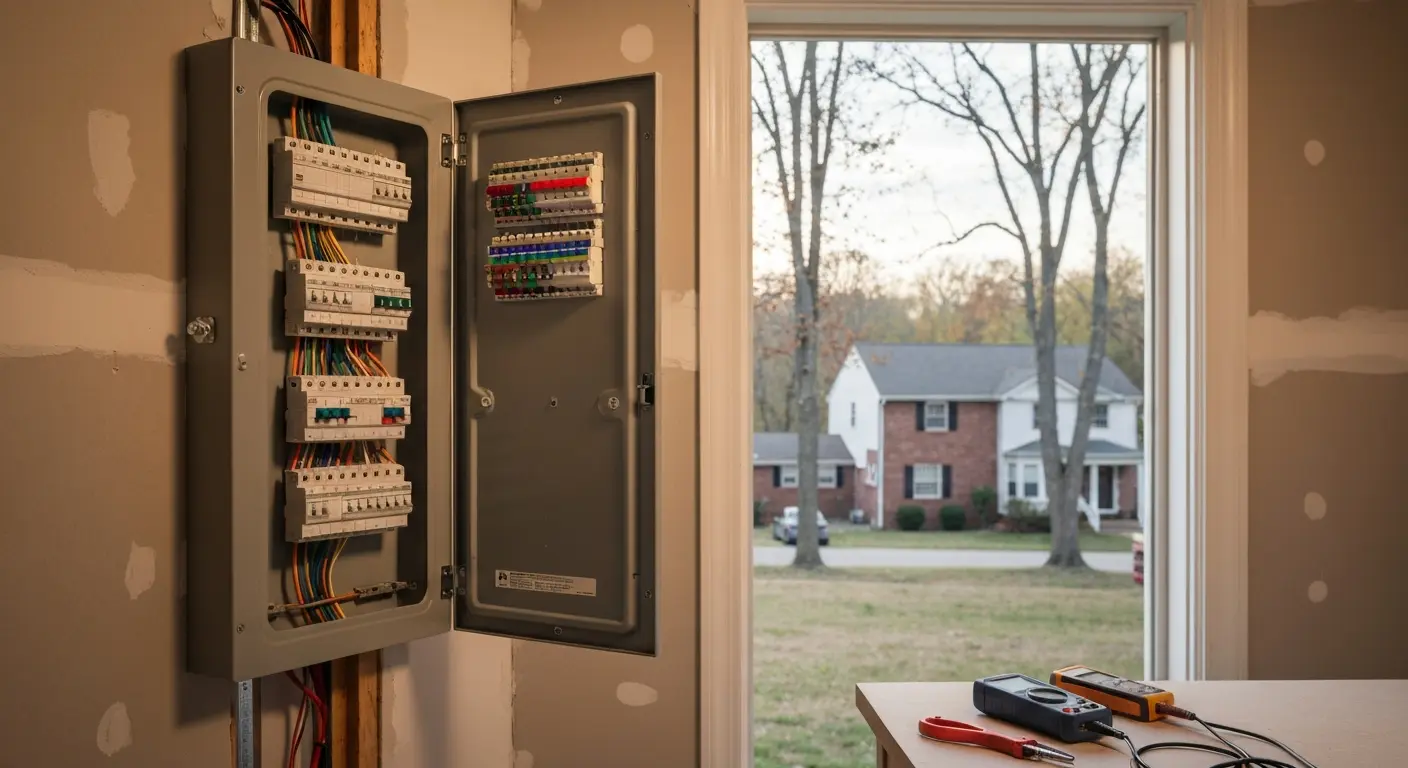 Electrical panel upgrade and load calculation