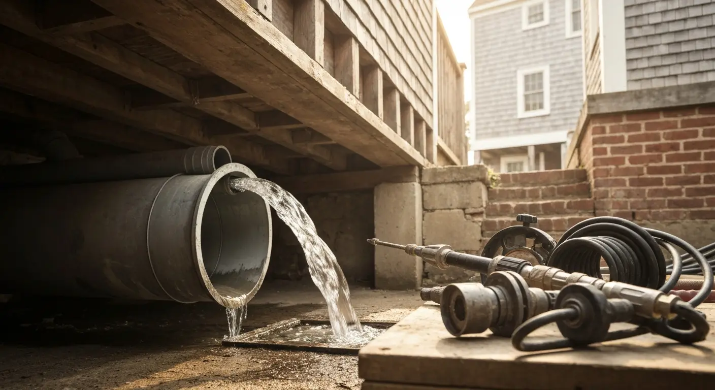 Drain cleaning service