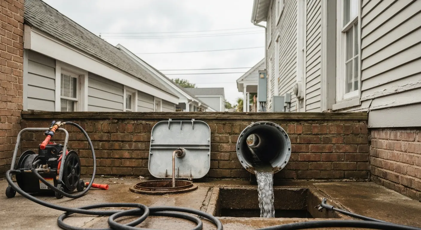 Drain cleaning service