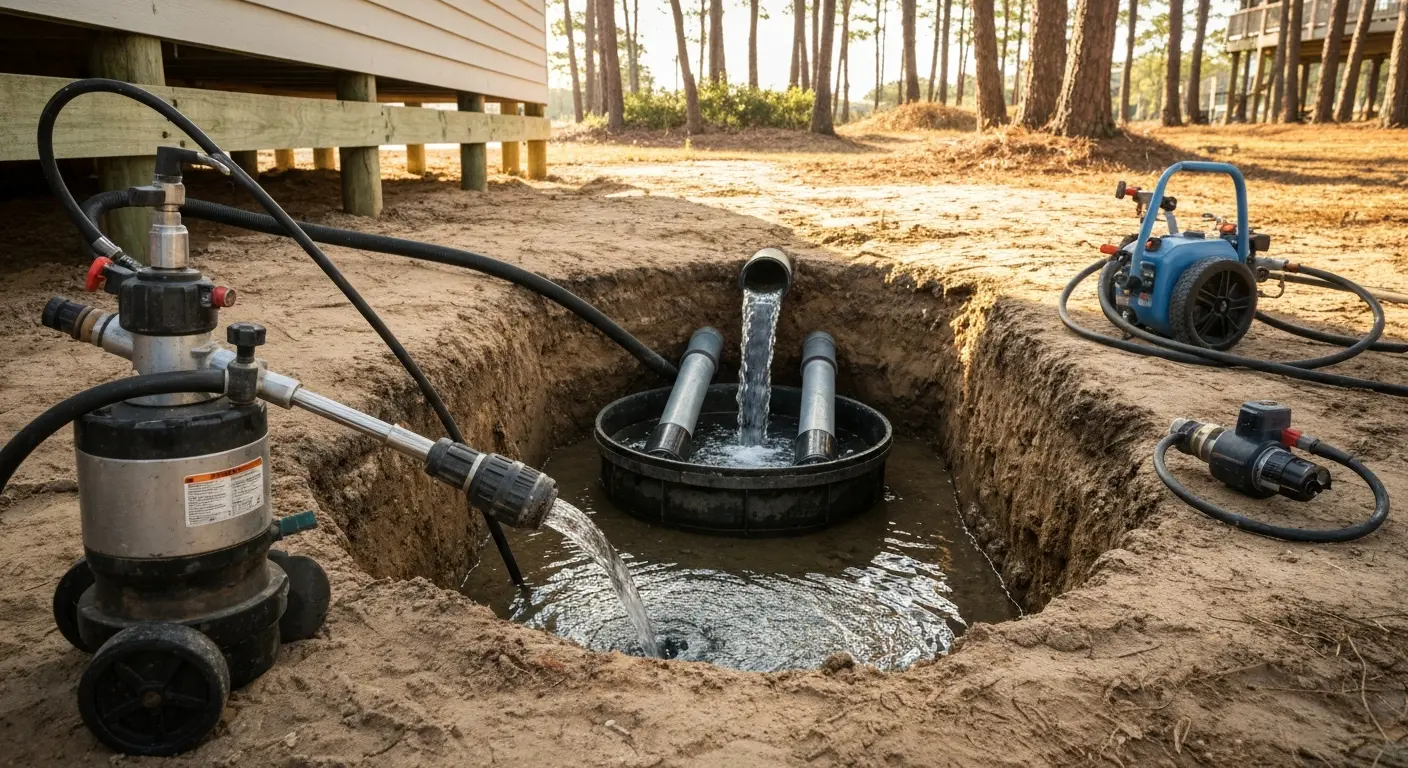 Drain cleaning service