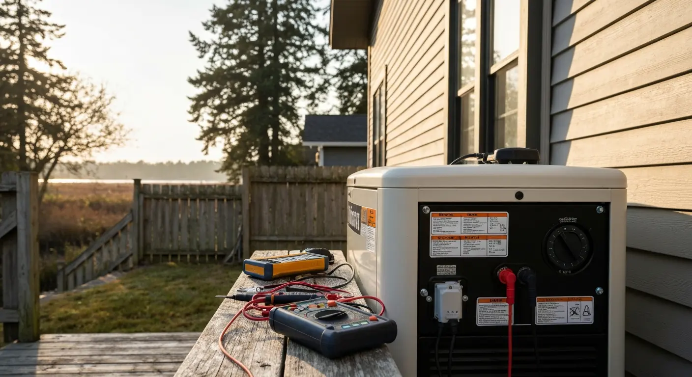 Generator maintenance inspection service