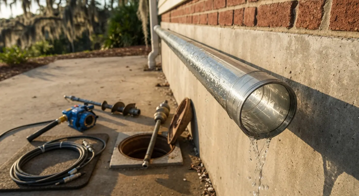 Drain cleaning service