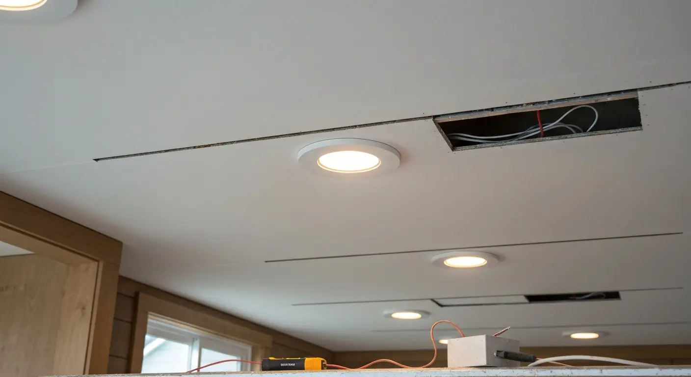 Interior lighting installation