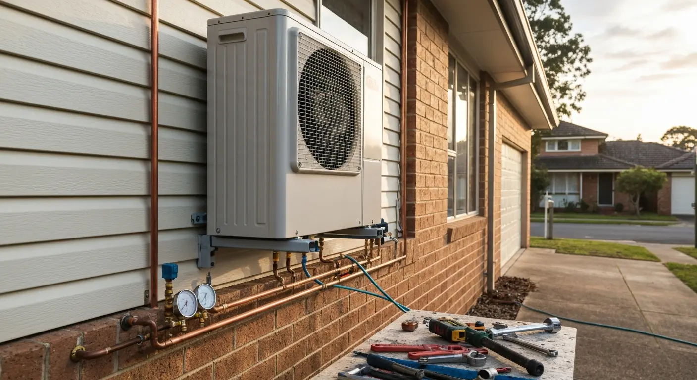 Heat pump installation