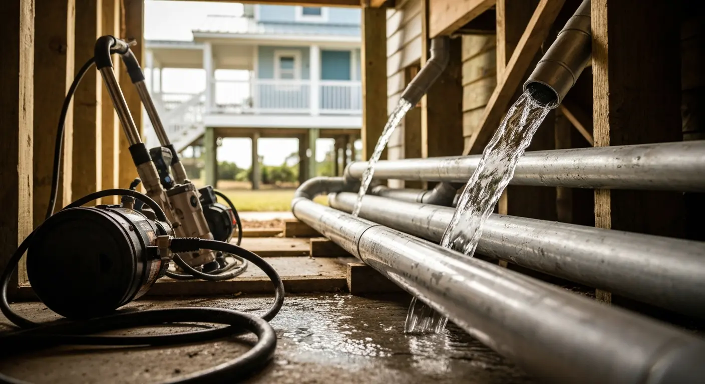 Drain cleaning service