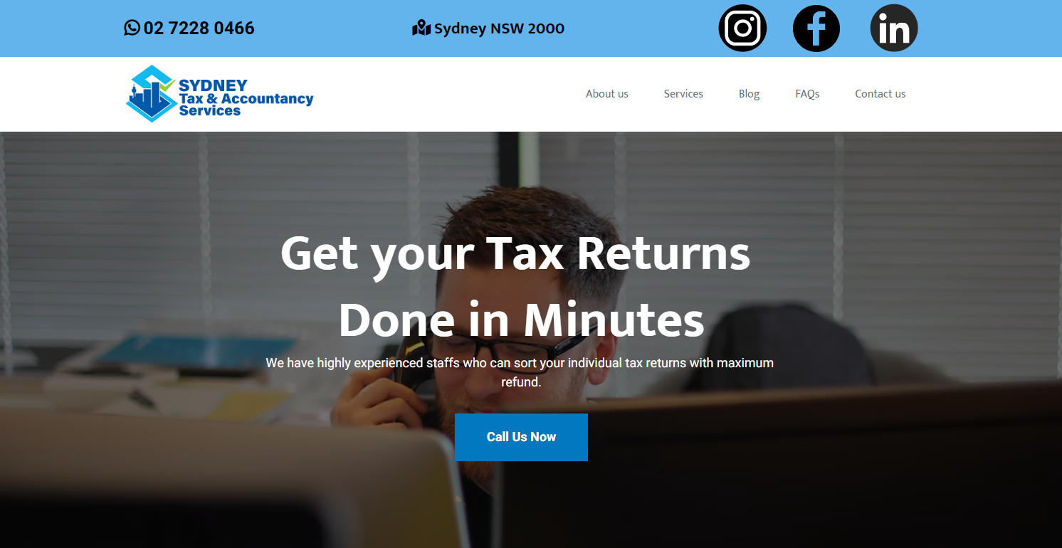 Sydney Tax & Accountancy Services Tax Specialists Near Me