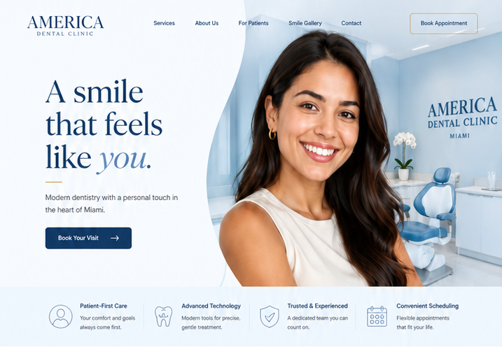 Dental Clinic Website, Websites