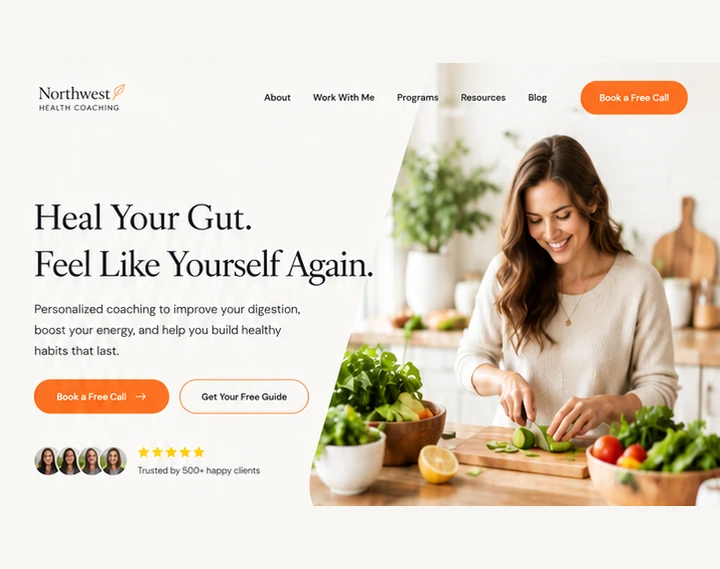 Gut Health Coaching Website, Websites