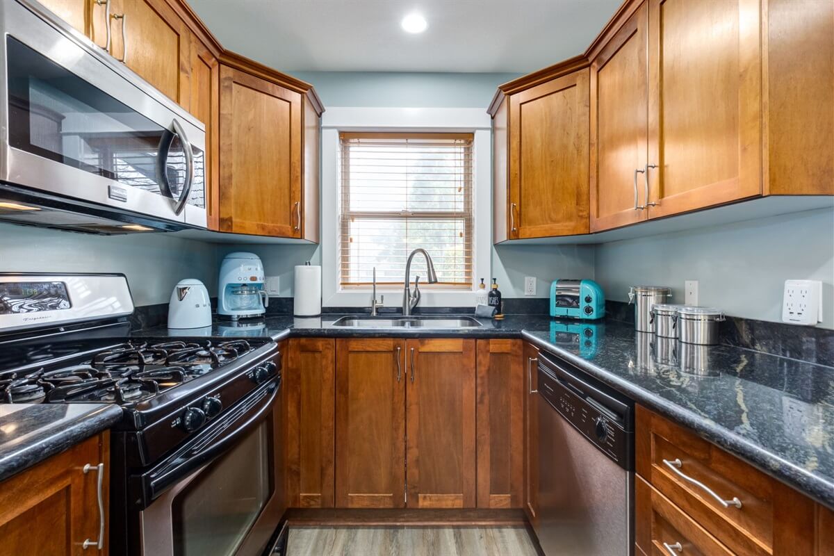 The Beach House — full kitchen